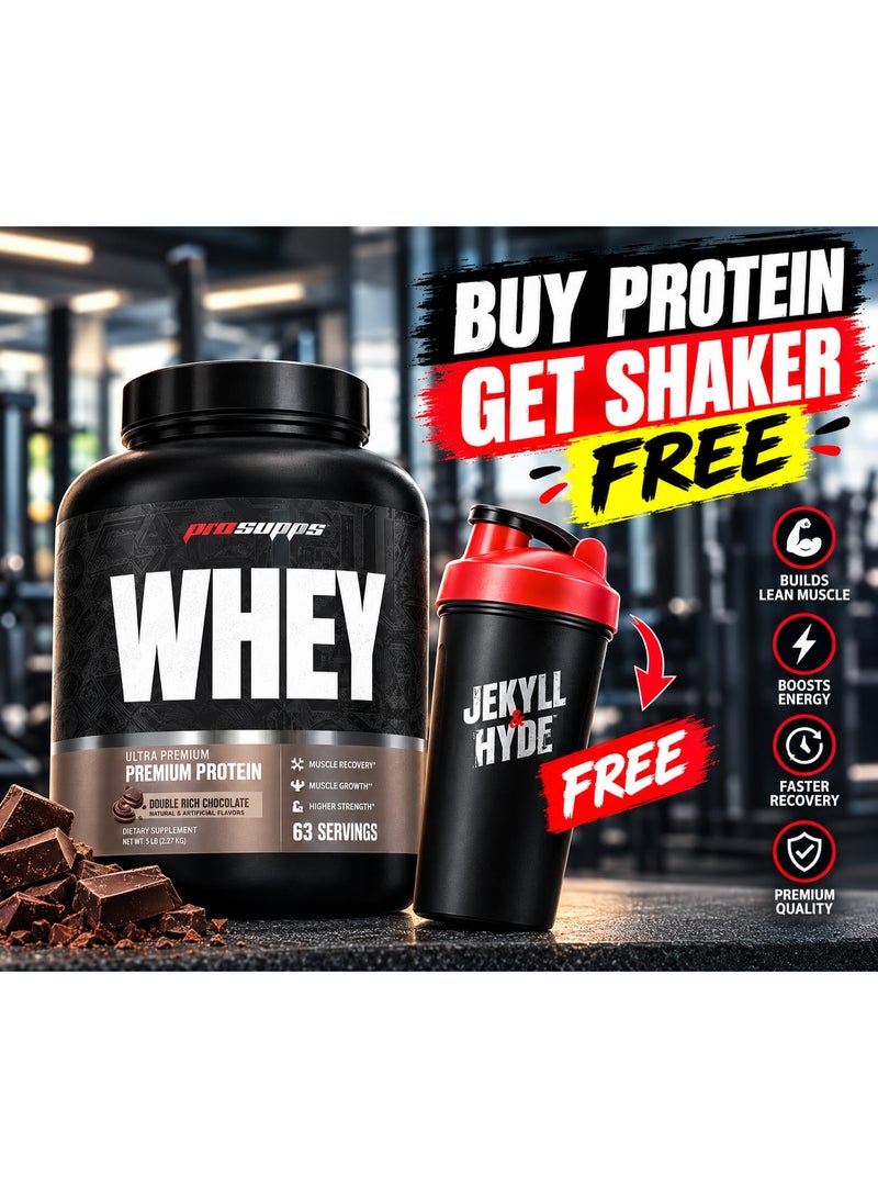 ProSupps Combo: PS Whey Protein 5lb Cookies and Cream + Free Jekyll and Hyde Shaker V2 Black - Image 1