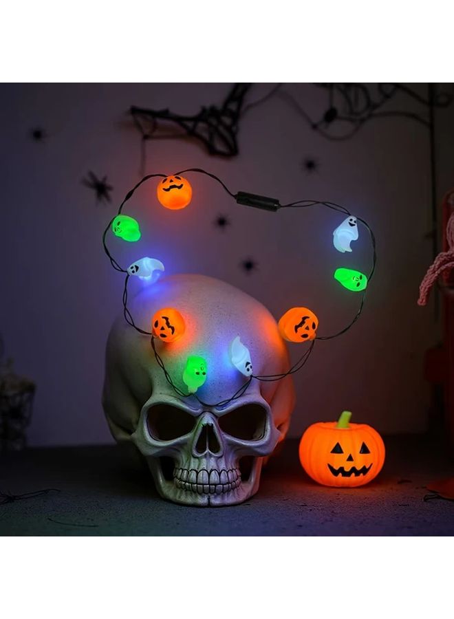 Ghost Eye Necklace Light Halloween Christmas 3 Mode 9 Lights LR44 Battery - Image 5