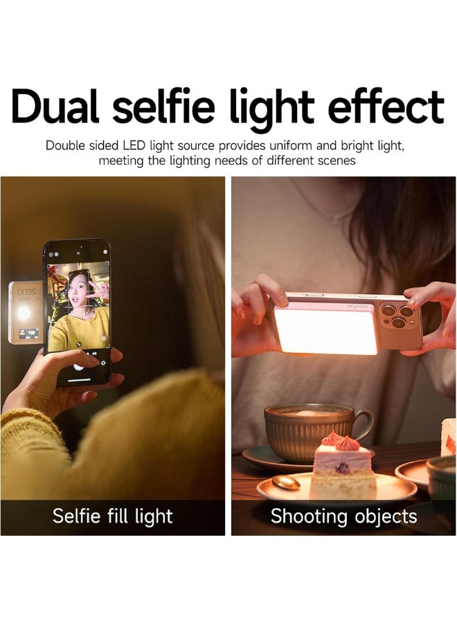 Godox Godox MA5R Magnetic RGB Selfie Light & Power Bank – Full Color Fill Light with 14 FX Modes, 1800K–10000K CCT, CRI95+, APP/NFC Control, USB-C Rechargeable, Compatible with iPhone & Android - Image 4