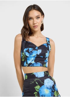 ELLA Floral Print Top & Skirt Set  - Image 3