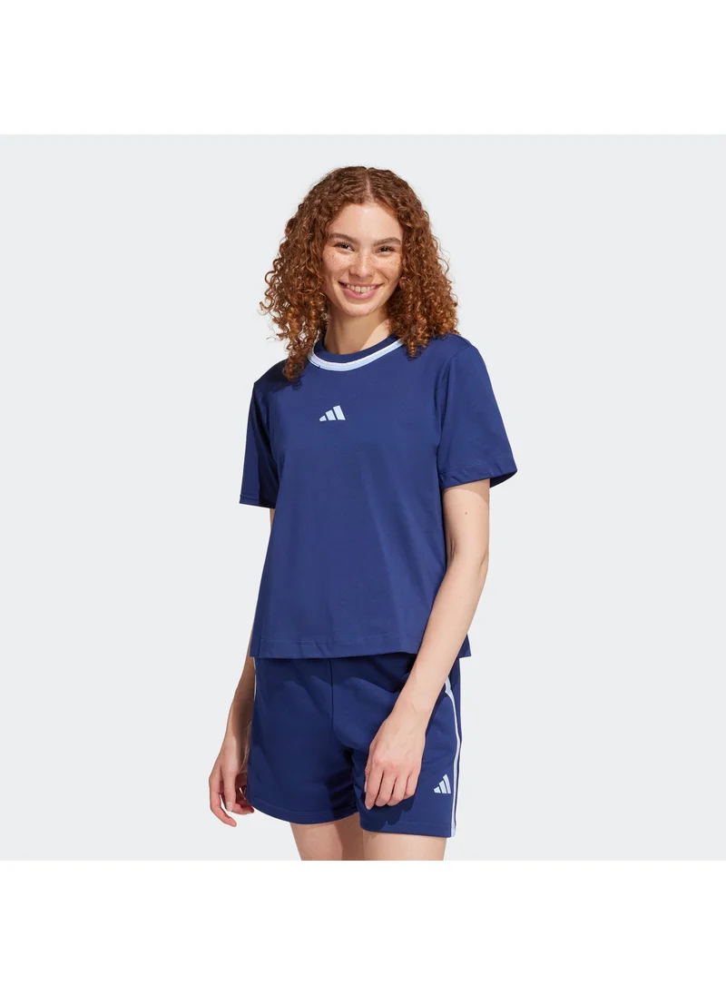 Adidas Essentials Color Pop Cotton T-Shirt