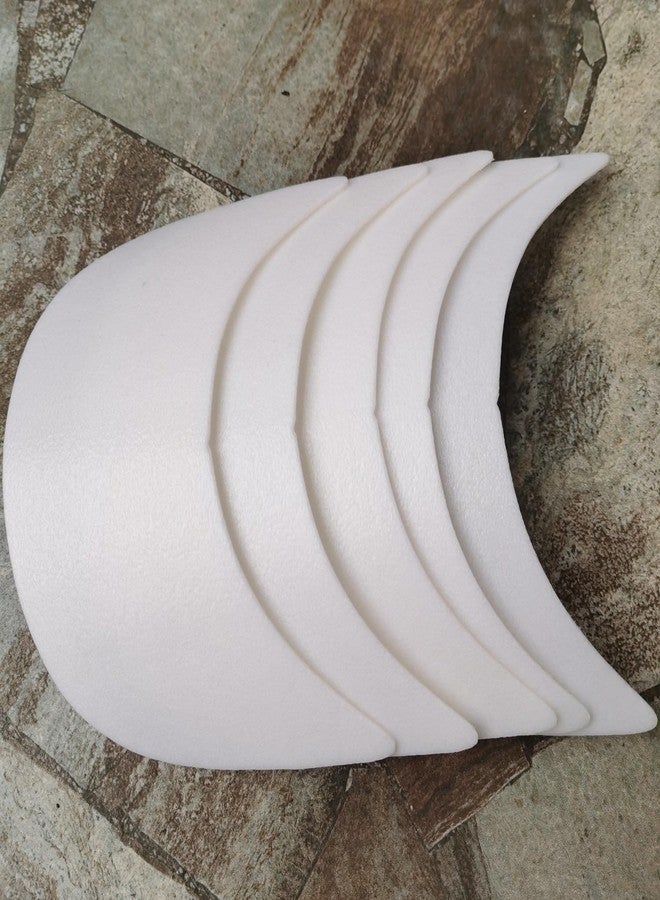 ArrErr 10 Baseball Cap Visor Insert Shape Plastic Stand Tennis Hat Brim Replacement Liner Shaper for Unisex DIY Repair Hand Craft Sewing Caps Making Supplies Accessories White - Image 4