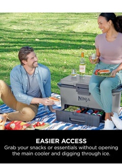Ninja Ninja FrostVault Hard Cooler 47L, Premium Heavy-Duty Insulated Cool Box, White,FB151UKGY  - Image 4