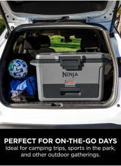 Ninja Ninja FrostVault Hard Cooler 47L, Premium Heavy-Duty Insulated Cool Box, White,FB151UKGY  - Image 5