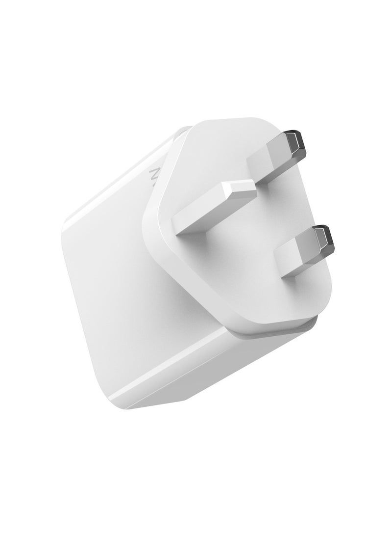 Prostyle 48W Fast Charger, GaN USB-A and Type-C Charger for Samsung S24, S23, iPhone 16 Series, iPad, MacBook, Steam Deck, and More - White  - Image 3