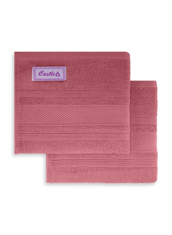 BYFT Home Castle (Pink) Premium Cotton Hand Towel (50 X 90 Cm-Set Of 1) Highly Absorbent, High Quality Bath Linen With Diamond Dobby 550 Gsm - Image 5