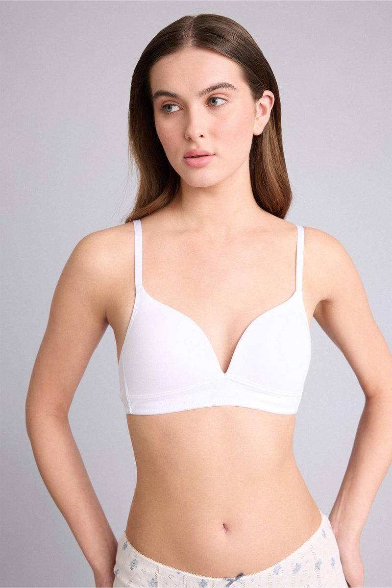 DeFacto Cotton Covered Padded Underwired Bra - Image 3