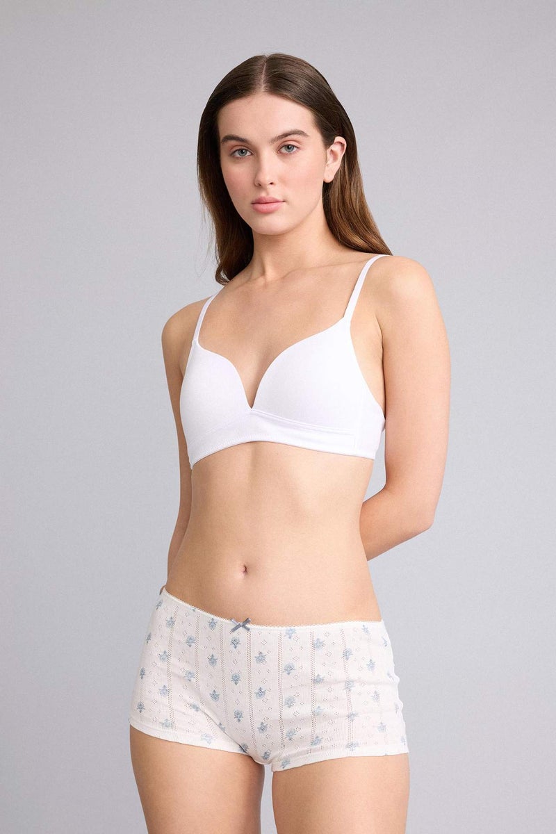 DeFacto Cotton Covered Padded Underwired Bra - Image 2