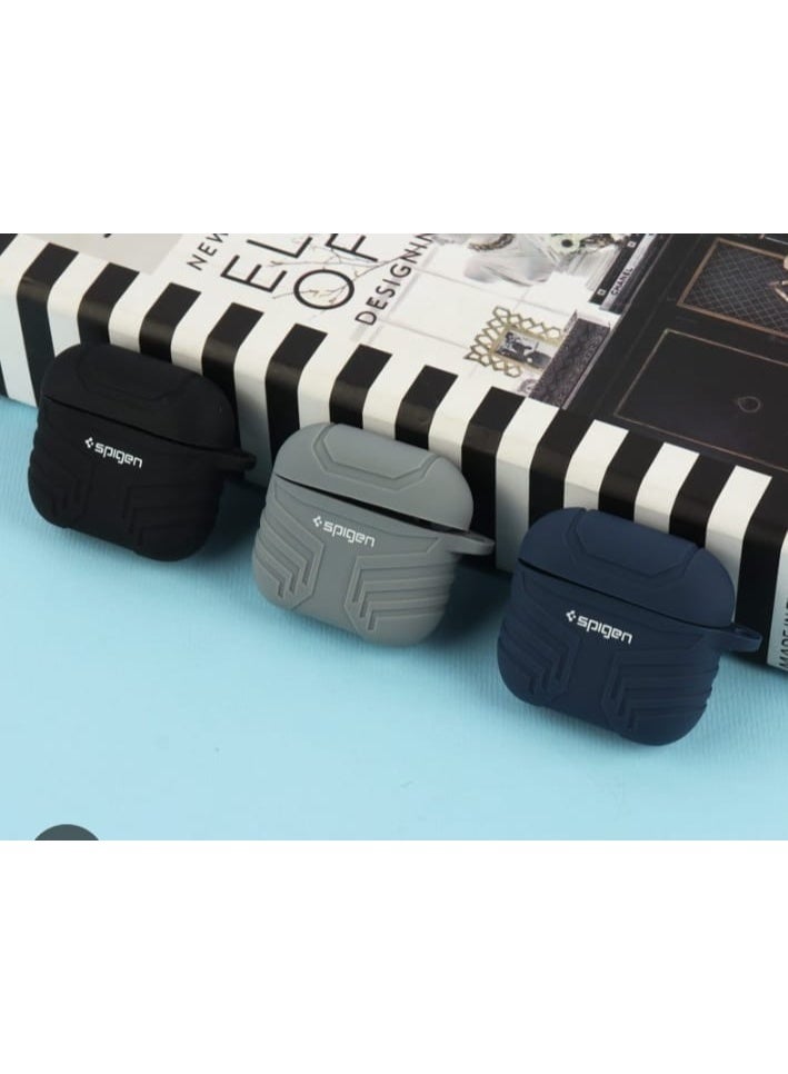 Spigen AirPods Pro 2 Silicone Protective Case with Carabiner Purpl - Image 5