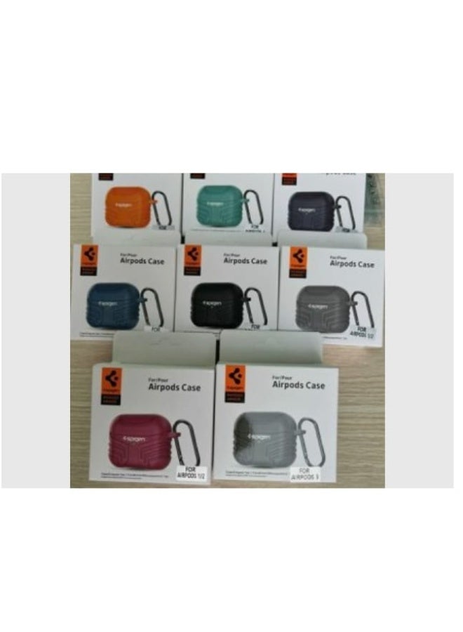 Spigen AirPods Pro 2 Silicone Protective Case with Carabiner Purpl - Image 2