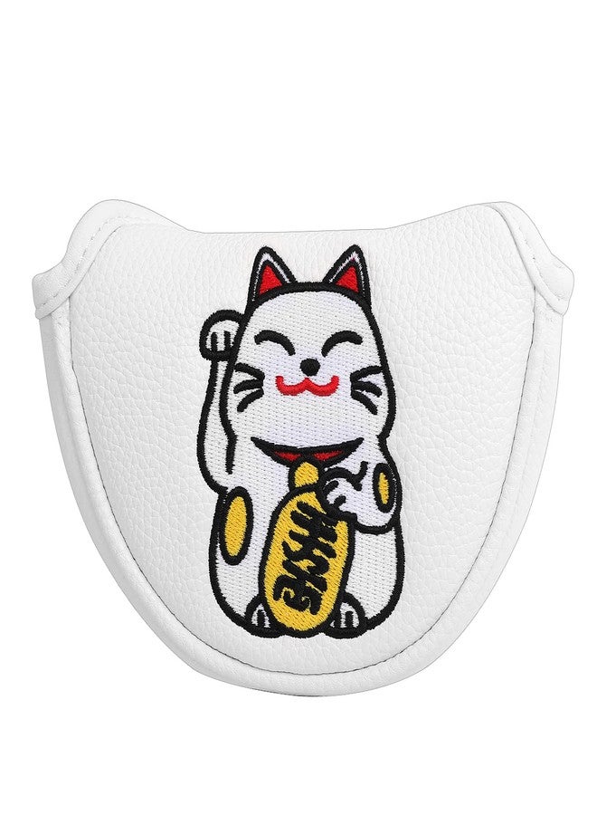 SHABIER Maneki-Neko Lucky Cat Design for Mid-Mallet Headcover - Image 1