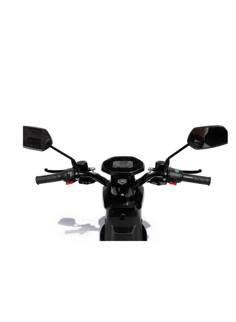 كوجو كيرين سكوتر كهربائي من نوت - محرك قوي 1200 وات، نطاق أقصى 50 كم، سرعة 50 كم/ساعة، بطارية 48 فولت قابلة للفصل ومقاوم للماء IPX4 - Image 3