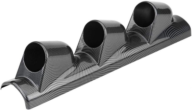 woobles Universal Heavy Duty Racing Sport Meter Gauge Pillar Mount Pod Holder Bracket Gauge Holder(Three Holes)/Automotive Instrument Panel Gauge Kits Three holes - Image 1