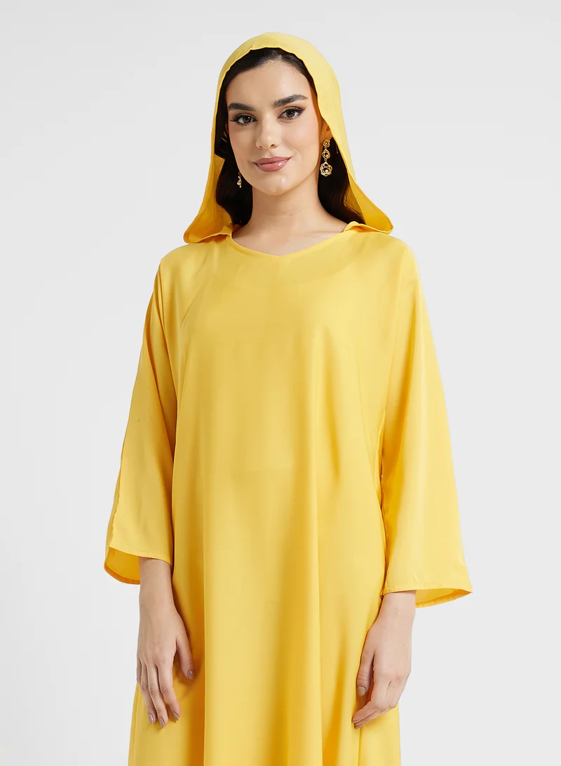ARABIAN CLOSET Hooded Abaya