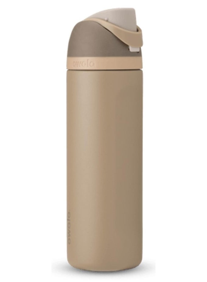 Owala FREESIP INSULATED STAINLESS STEEL WATER BOTTLE WITH STRAW FOR SPORTS, TRAVEL, AND SCHOOL BPA-FREE SPORTS WATER BOTTLE, 24 OZ