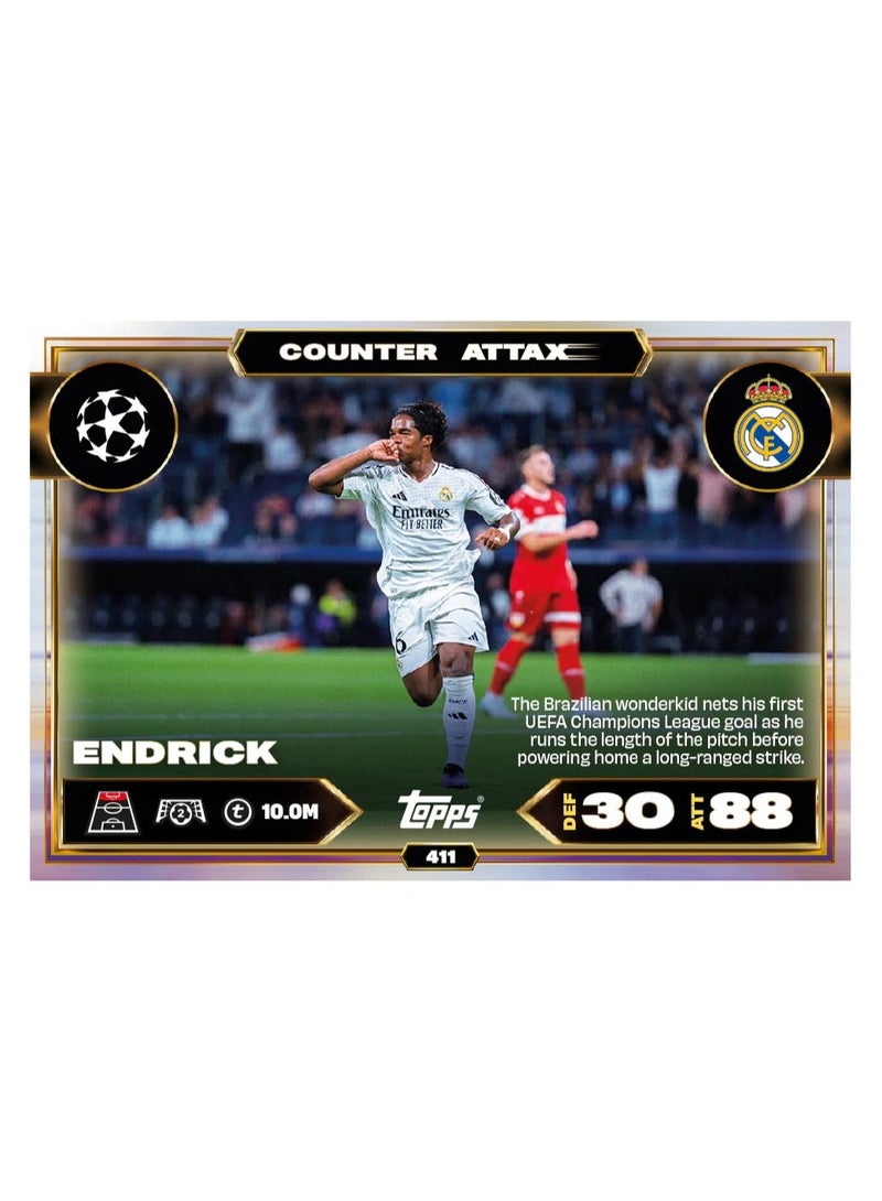 توبس لعبة بطاقات التداول والتحصيل Topps UCC Match Attax 2025/26 (العلبة المعدنية الضخمة 3 - سبارتانز) - Image 4