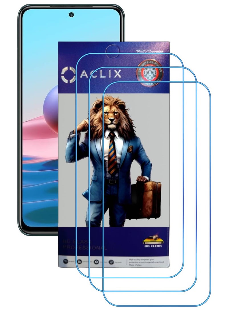 أكاليكس 3 قطع، حماية شاشة،  لهاتف شاومي  ريدمي نوت 10 ، جودة ممتازة. - Image 1