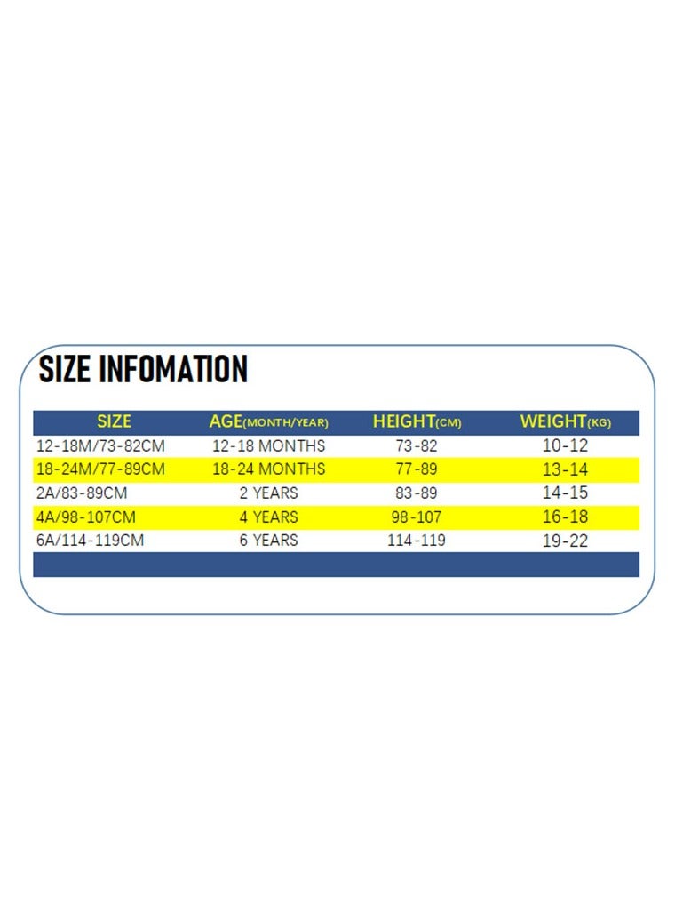 ويني بي بنطلون ضيق مخطط من القطن للأطفال البنات، بنطلون ضيق ناعم ومرن من عمر 1 إلى 6 سنوات - Image 4