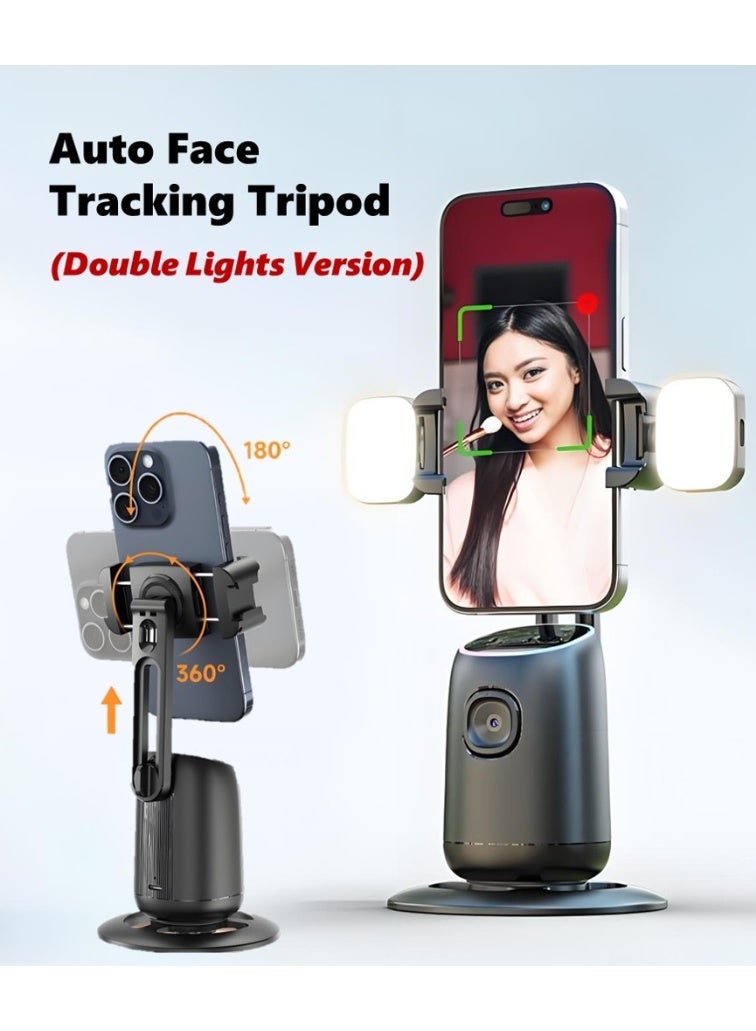 360 Auto Smart Face Tracking Phone Holder – No App Required, Live Streaming & Selfie Stick for Mobile Phones, Perfect for Vlogging, TikTok, YouTube, Zoom Calls & Content Creation - Image 2