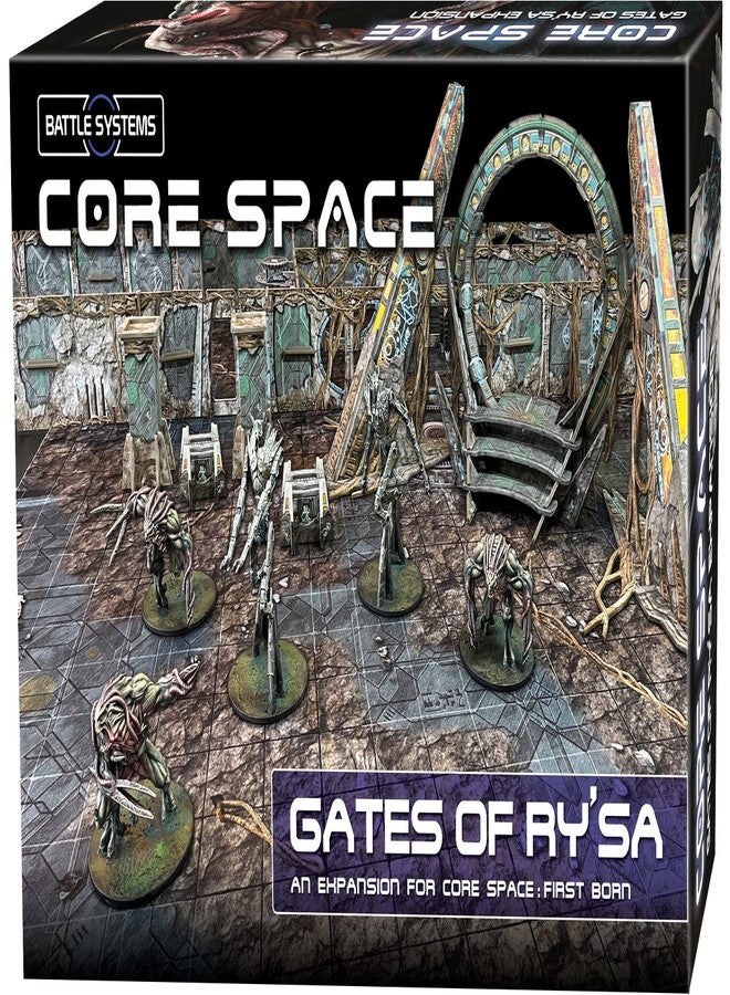 Battle Systems Core Space First Born: Gates of Ry'sa Expansion - Battle Systems Cooperative/Solo SciFi Dungeon Crawler Board Game - Image 1