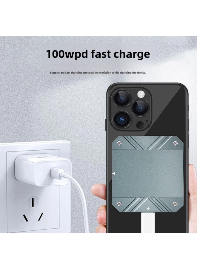 Hard Disk Box M.2 Mobile Solid-state Cooling Hard Disk TypeC External Mobile Phone Computer Magnetic Hard Disk Box-Color:Xsy09 Single Magnetic M.2 Hard Drive Box - Image 4