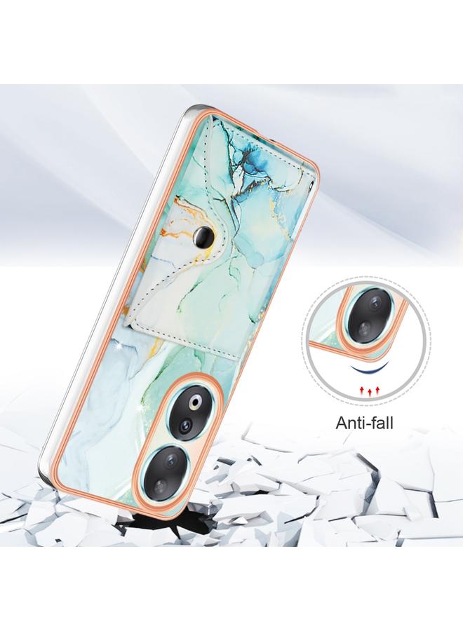 S-TOP Case For Honor 90 5G Marble Pattern IMD Card Slot Phone Case - Image 2