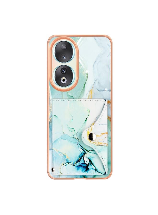 S-TOP Case For Honor 90 5G Marble Pattern IMD Card Slot Phone Case - Image 3