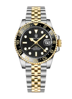 Men's Automatic Black Dial Stainless Steel Watch PD1662