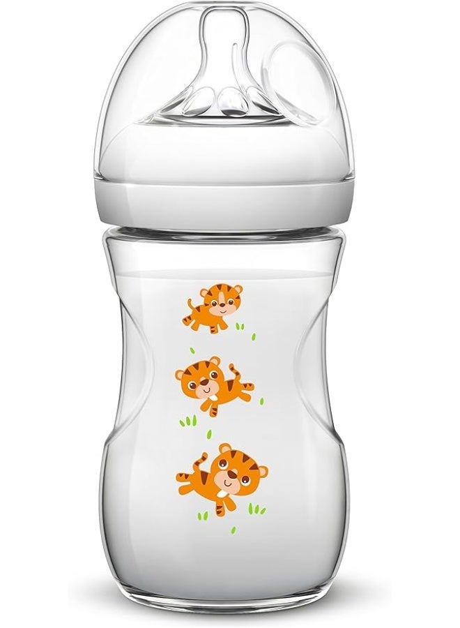 260ml baby feeding bottle with a natural-shaped nipple and comfortable design for everyday use - Image 3