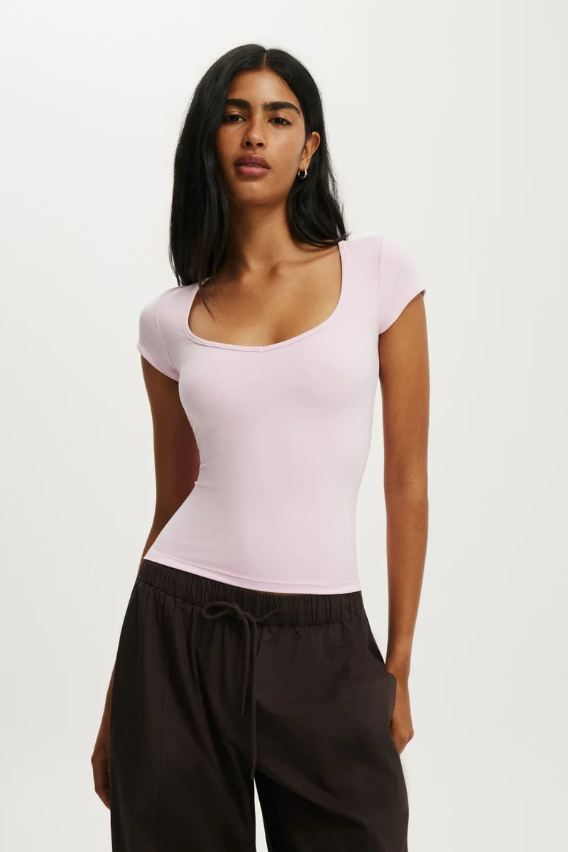 Cotton On  Hold Me Short Sleeve for Women | Best Price UAE