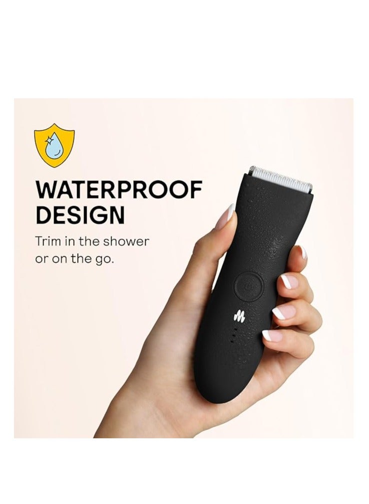 Meridian The Trimmer for Men | Waterproof Electric Body & Groin Trimmer with Ceramic Blade | Cordless Rechargeable Groomer | 90-Min Battery Life - Image 4