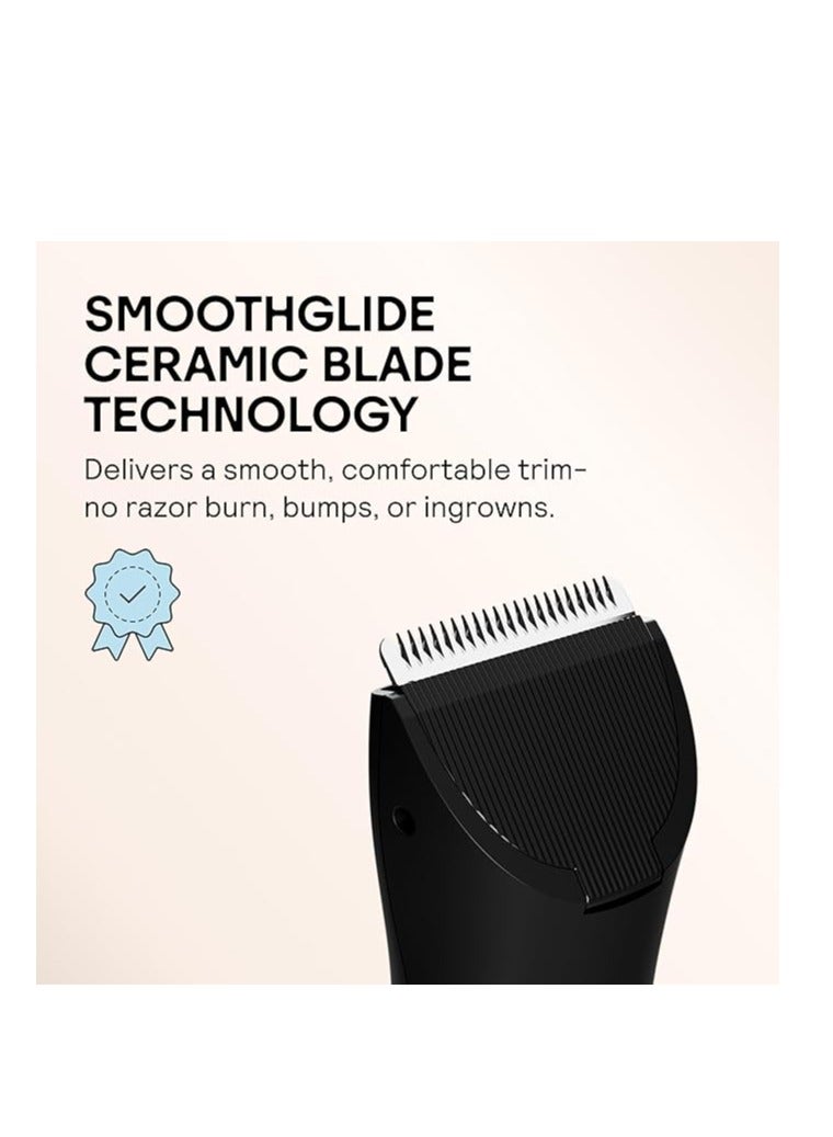 Meridian The Trimmer for Men | Waterproof Electric Body & Groin Trimmer with Ceramic Blade | Cordless Rechargeable Groomer | 90-Min Battery Life - Image 5