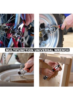 UPDESH 48 Tools In One with 360 Degree Rotating Head Works With Spline Bolts KNK Tiger wrench 48 in 1 Swivel Head Multi ToolCombination Side Cutting Pliers pack1  - Image 4