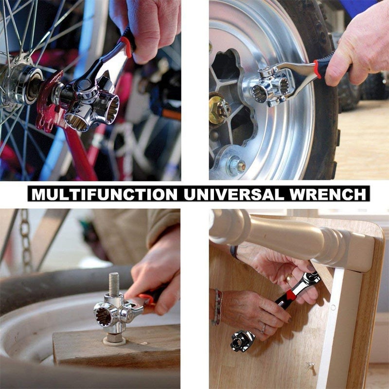 UPDESH 48 Tools In One with 360 Degree Rotating Head Works With Spline Bolts KNK Tiger wrench 48 in 1 Swivel Head Multi ToolCombination Side Cutting Pliers pack1 - Image 4
