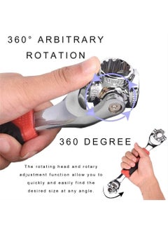 UPDESH 48 Tools In One with 360 Degree Rotating Head Works With Spline Bolts KNK Tiger wrench 48 in 1 Swivel Head Multi ToolCombination Side Cutting Pliers pack1  - Image 2