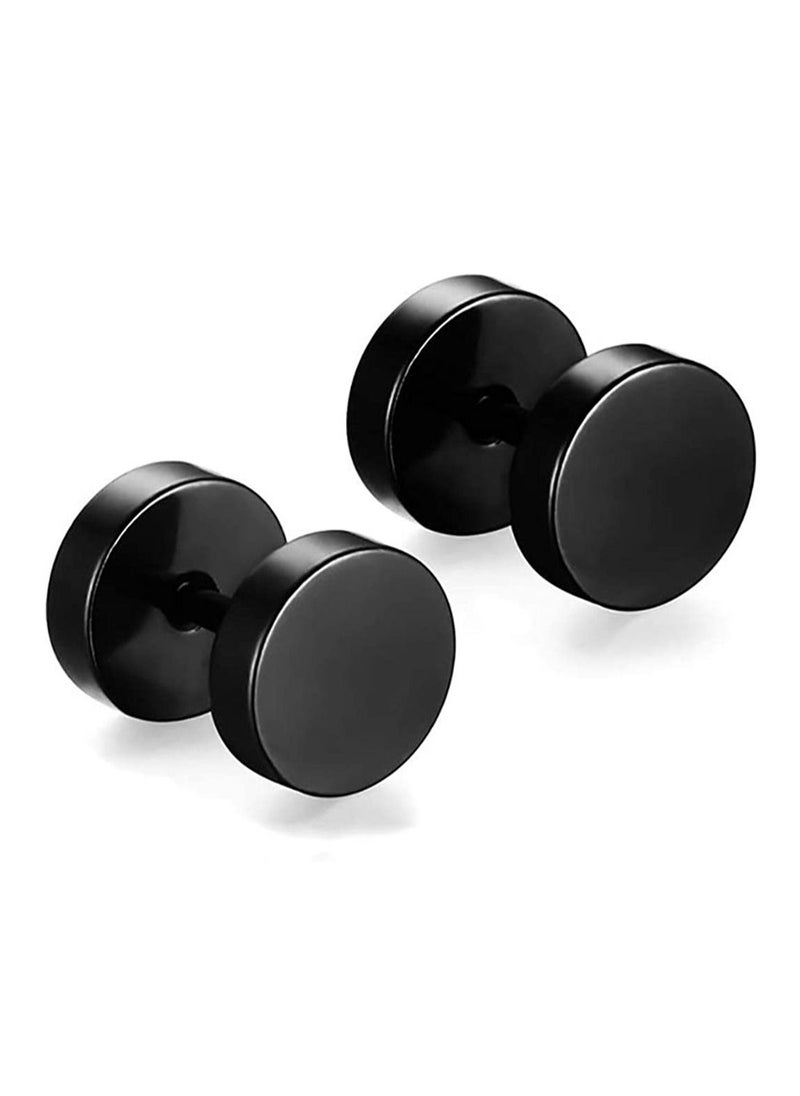 MissTiara - 5 Pairs Stainless Steel Stud Earrings Set for Men and Women Unisex - Image 1