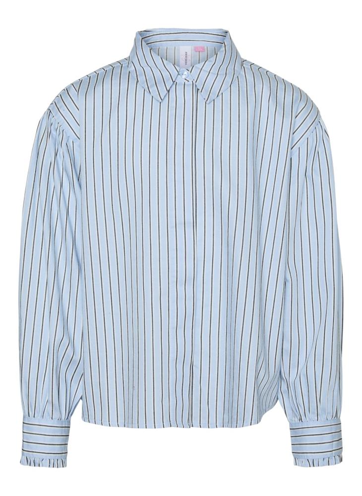 Vero Moda Girl - Kids Stripe Button Down Shirt - Image 1