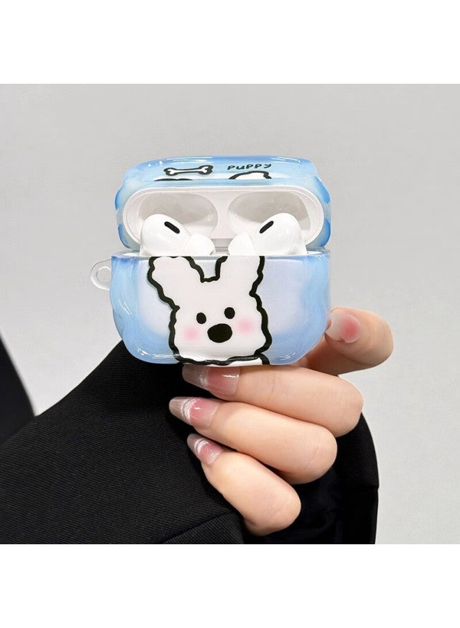 Beiyipin Compatible With Airpods 1/2 Generation, Cute Dog And Cat Couple Apple Wireless Bluetooth Earphone Case, Airpods 4 New Model Earphone Cover, Silicone Shockproof Third-generation Protective Case - Image 4