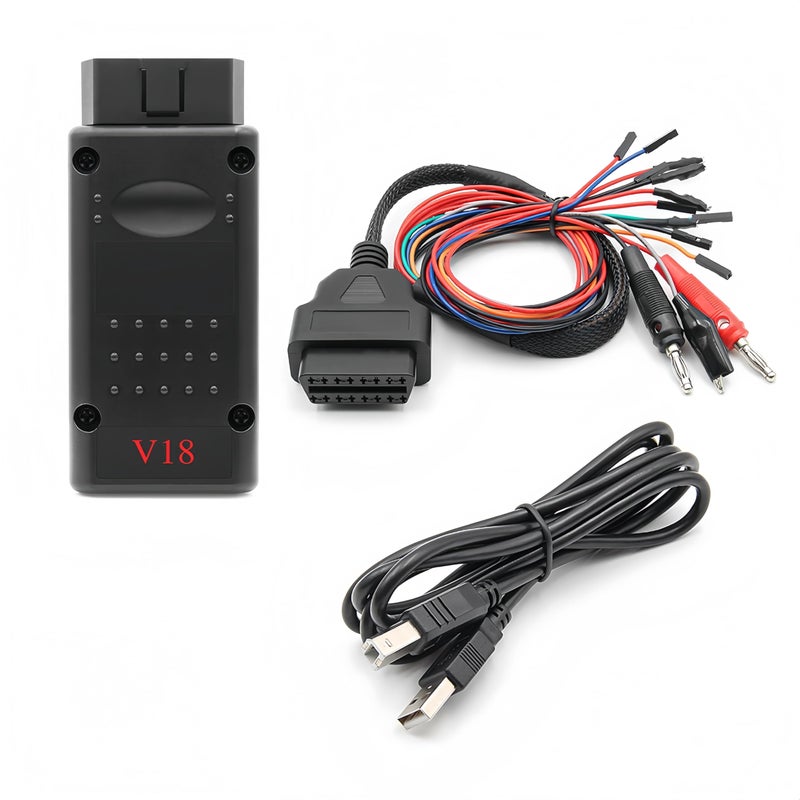 Washinglee V18MPPS Diagnostic Cable for ECU M38 M59 ME7xx MED9 MED17 EDC151617 Compatible for Delphi Siemens Marelli Delco Sagem Trionic and etc