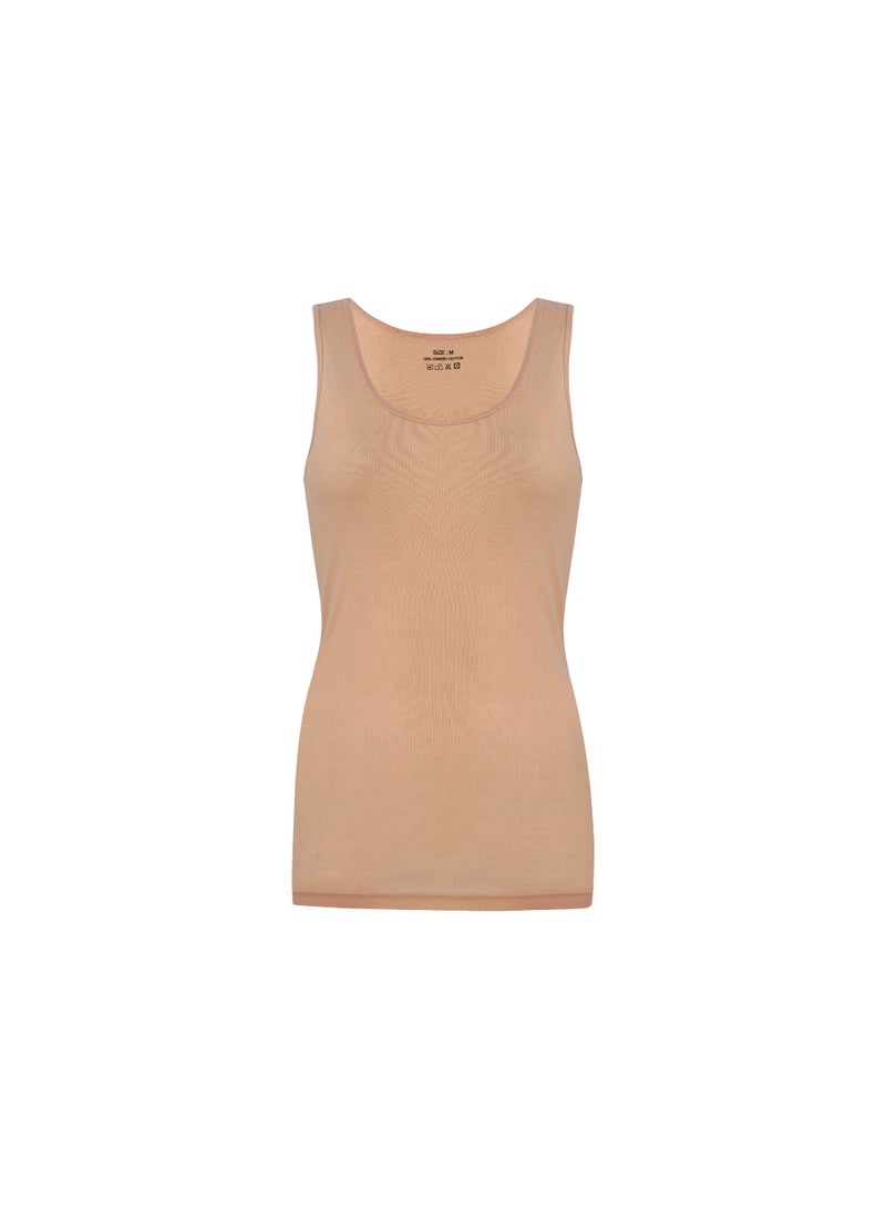 Mariposa Women's Cotton Vest Color  2 Pack - Image 2