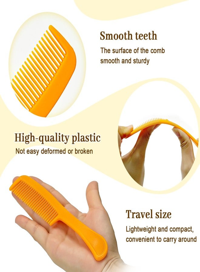 Cydioa Combs Bulk Individually Wrapped Pocket Travel Hair Combs for Women, Men and Kids, Bulk Comb for Homeless Hotel Shelter Home Charity(purple, raspberry, yellow, blue, Pack of 20) - Image 3