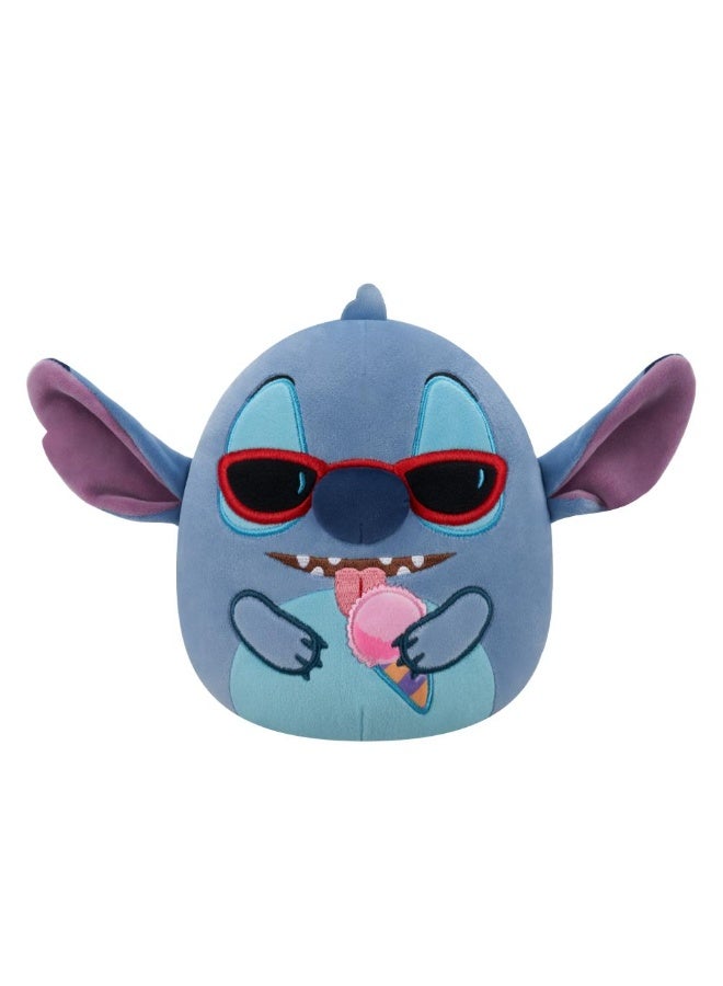 Squishmallows SQDI - Little Plush (8" Squishmallows) (Disney - Stitch Holding Snow Cone) (CP of 8) - Image 1