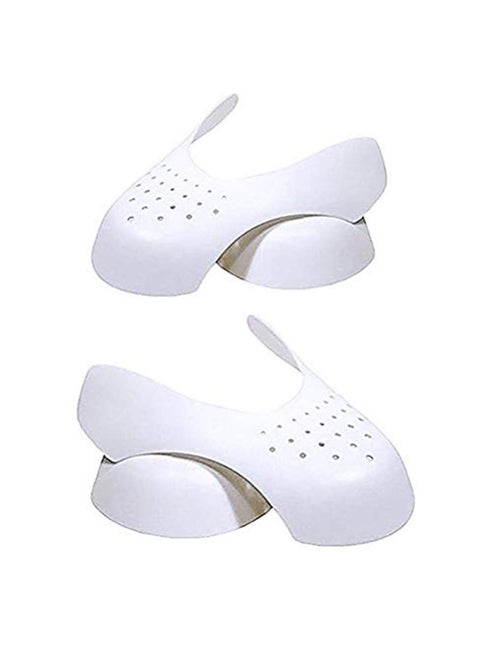 2 Pairs Sneaker Shields Protector Against Shoe Creases，Shoe Shield Sneaker Shield for Running Casual Shoes Prevent Front Creases Improve Folds,Anti-wrinkle Shoes Shields Protector