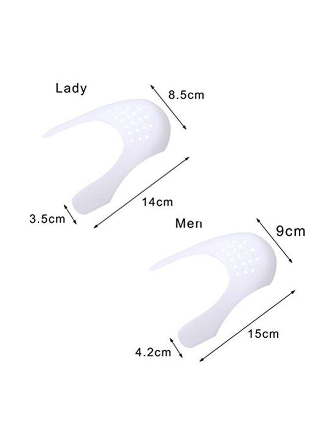Generic - 2 Pairs Sneaker Shields Protector Against Shoe Creases，Shoe Shield Sneaker Shield for Running Casual Shoes Prevent Front Creases Improve Folds,Anti-wrinkle Shoes Shields Protector - Image 1