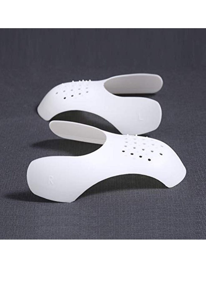 Generic - 2 Pairs Sneaker Shields Protector Against Shoe Creases，Shoe Shield Sneaker Shield for Running Casual Shoes Prevent Front Creases Improve Folds,Anti-wrinkle Shoes Shields Protector - Image 1