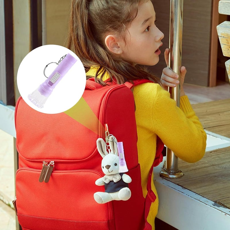 WrteEase 20-Pack Mini LED Keychain Torches – Colorful Pocket-Sized Flashlights with Key Ring - Image 4