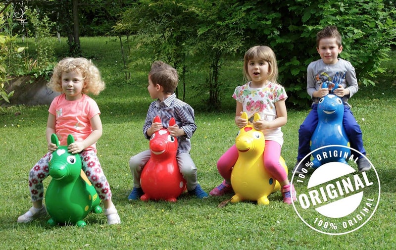 Gymnic Rody Horse Inflatable Toy - Blue - Image 4