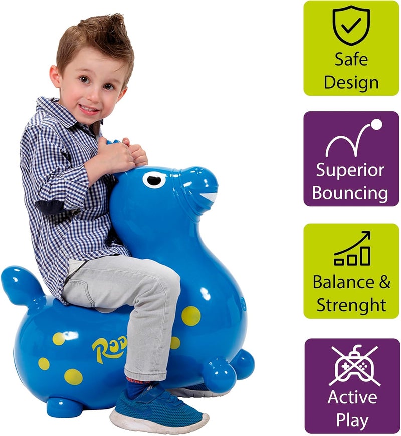 Gymnic Rody Horse Inflatable Toy - Blue - Image 2