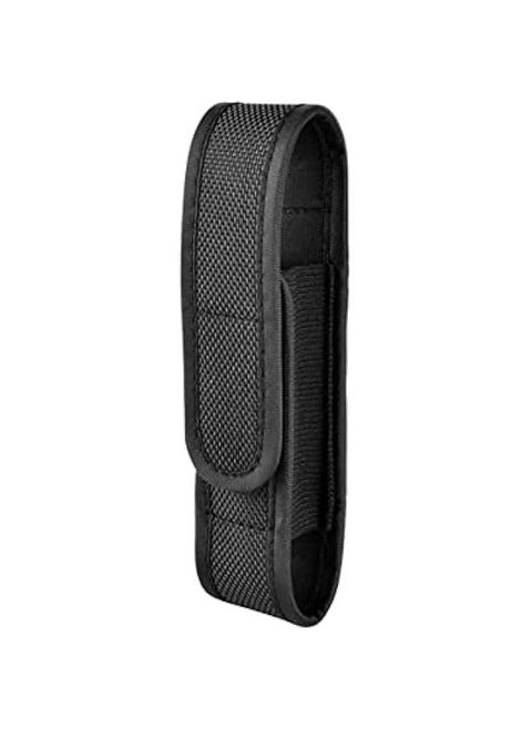 Tactical Flashlight with Holster, Small Tactical Flashlight Holster, Nylon Flashlight Torch Pouch, Flexible Adjustable Belt Holder Surefire Flashlight Holster for 5 - 6 Flashlight