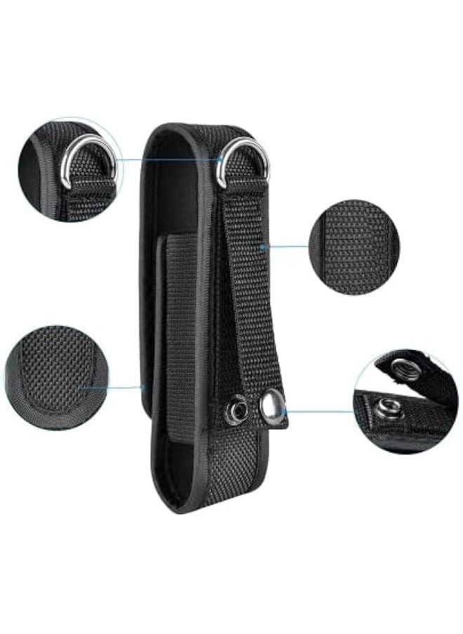 Generic - Tactical Flashlight with Holster, Small Tactical Flashlight Holster, Nylon Flashlight Torch Pouch, Flexible Adjustable Belt Holder Surefire Flashlight Holster for 5 - 6 Flashlight - Image 1